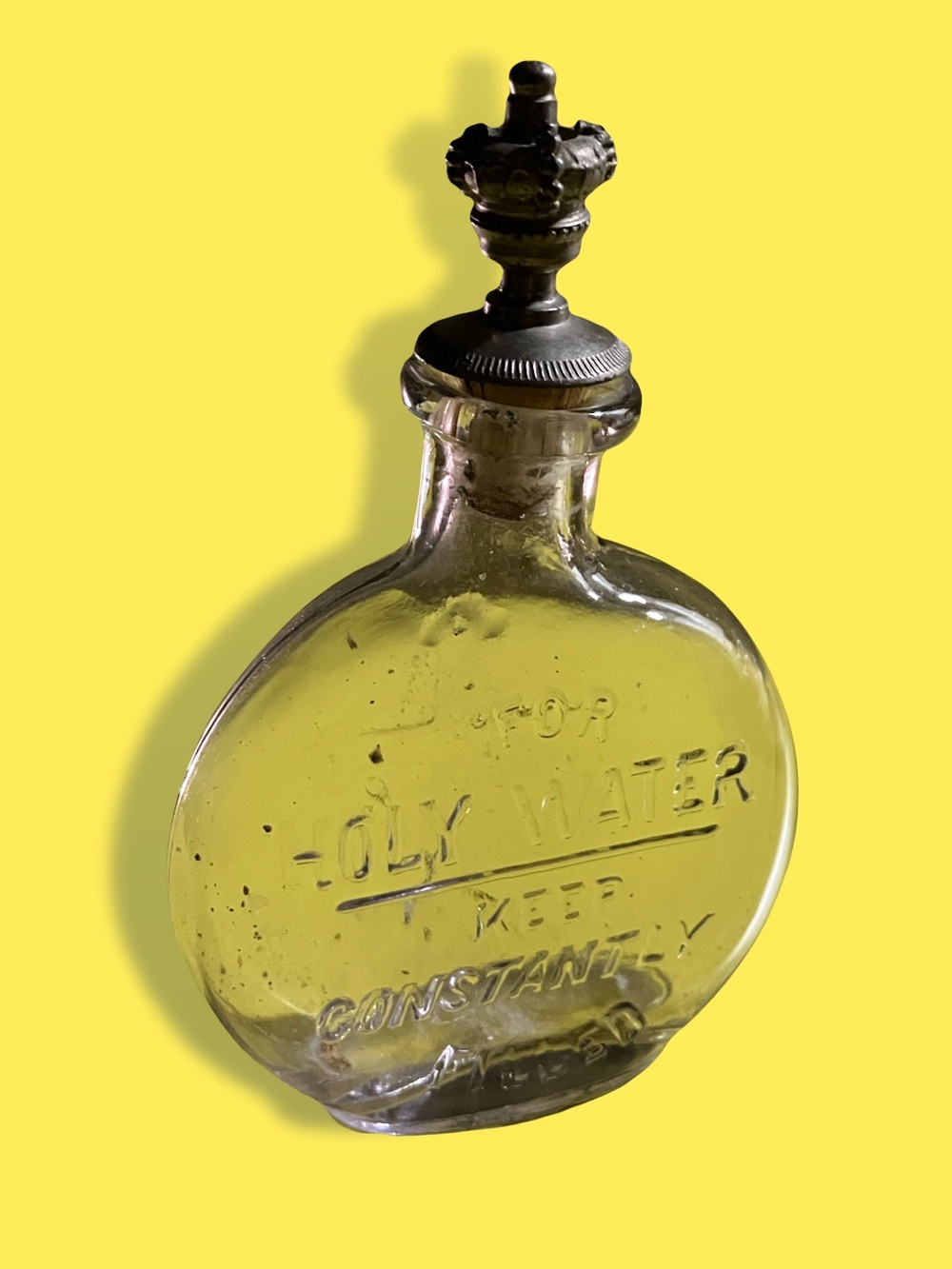 Antique Holy Water Vial